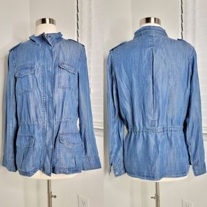 SOFT JOIE Elexus Jacket In Chambray S.